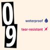 400 Pieces, 3" - Vinyl Number Stickers, Waterproof Stick on Numbers Labels - White Numbers