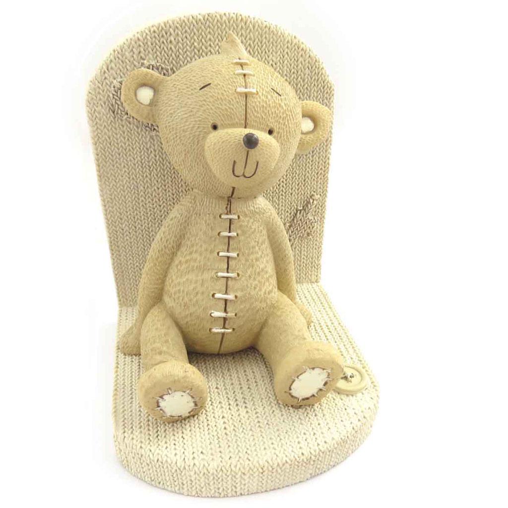 Les Trésors De Lily [J8385] - Paire de serre-livres 'Ours et Lapin' taupe beige