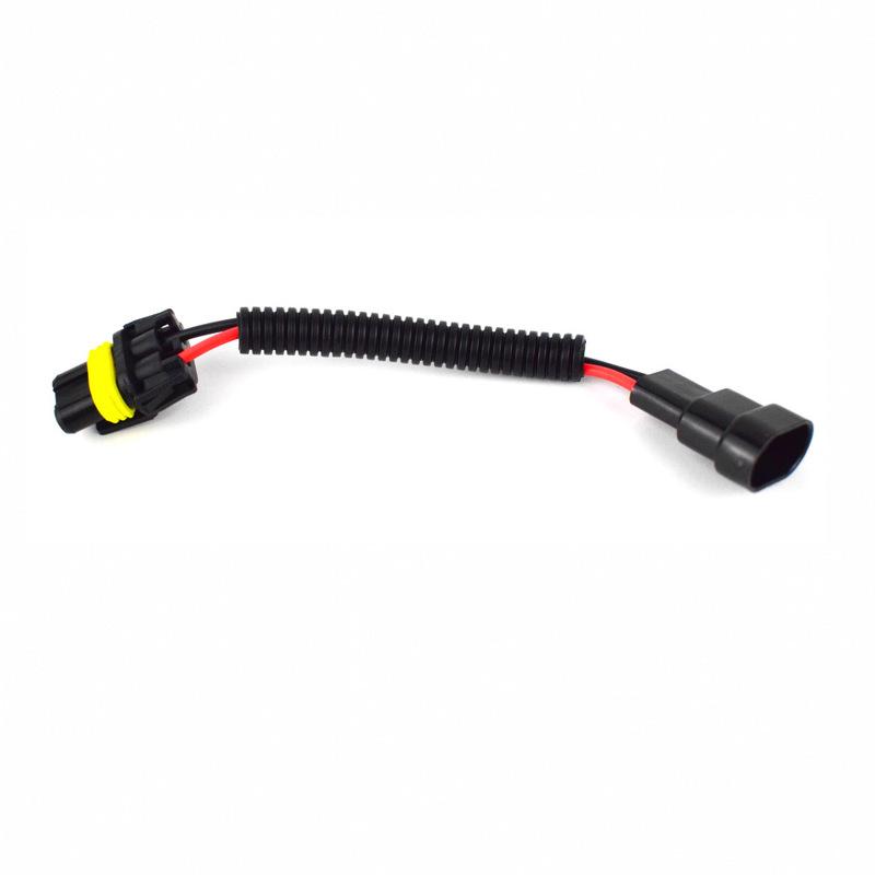 2Pcs H11 Male To HB3 9005 HB4 9006 Female Plug Connector Wiring Harness Car Headlight Fog Light Socket Adapter Cable