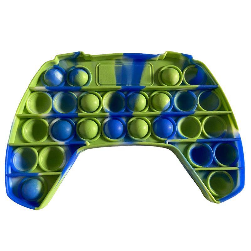 Vibrant Tie-dye Game Controller Push Bubble Sensory Fidget Toy For Stress Relief