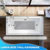 Non-Slip Bathtub Mat, Anti-Bacterial Shower Mat, Extra Long,100  40CM/ 40"  16", Strong Suction Cups,  Machine Washable