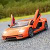 MeinAuto 1:Die-Cast Metall Lamborghini Countach LPI 800-4 Modellauto im Maßstab 1:24 - Weiß Sammleredition