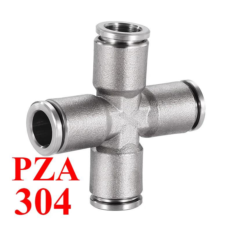 4 6 8 10 12 14 16 mm Rohr Außendurchmesser 2 3 4 Wege Winkel T-Stück Y-Stück Kreuz Durchgangsverschraubung Edelstahl Push-In-Verbinder Pneumatik-Luftfitting