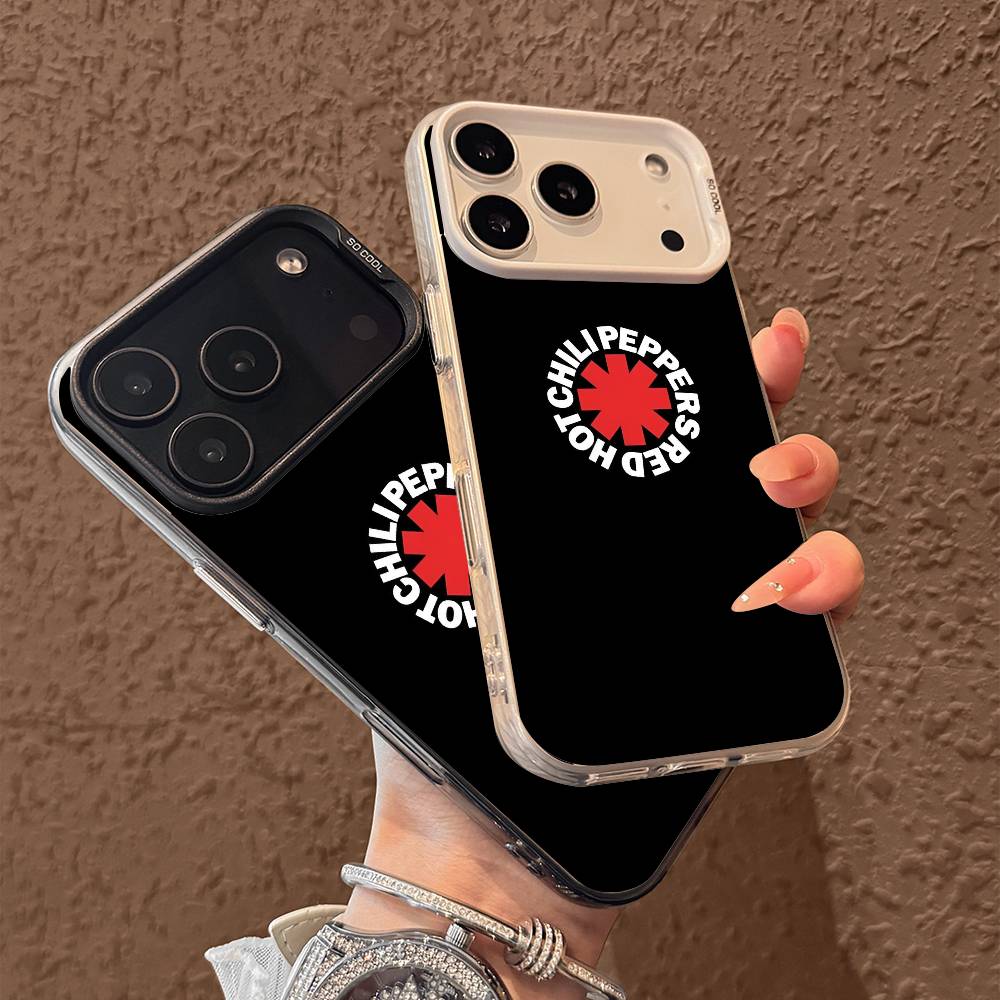 L-Limp Bizkit Hold On Band Phone Case for iPhone 17 17Air 16 15 14 13 12 11 Pro Max Plus Colorful Silver