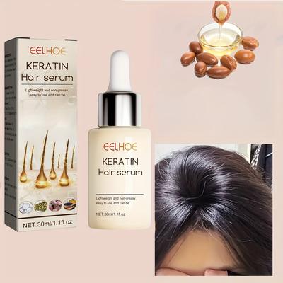 30ml Hydrolysierte Keratin-Essenz mit Ingwer- & Sesamölen - Nicht fettend, Intensive Feuchtigkeit für alle Haartypen, Reich an Nährstoffen, Öl