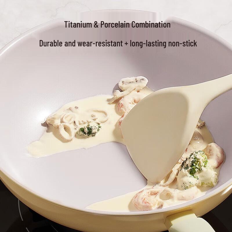 Chui Da Huang 32cm Titanium Ceramic Non-Stick Induction Wok