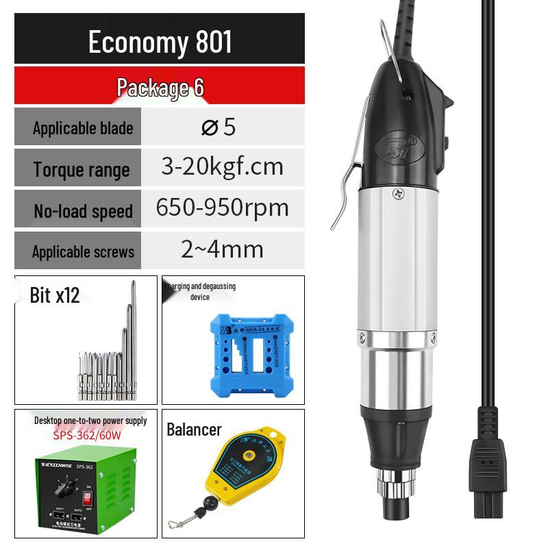 220V Electric Screwdriver for Home & Device Repair - Straight Handle for Phones & Laptops