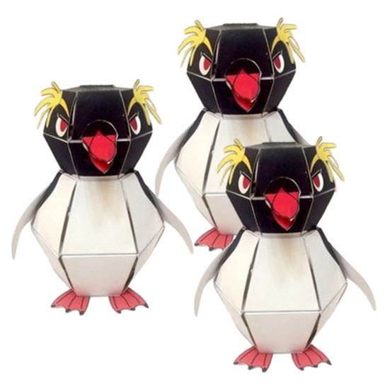 1/2/3/4/5 Stück Hüpfender Pinguin Papierbastelset DIY Handgemachtes Papierfalten Origami Springender Pinguin Spielzeug Anfänger Kinder Erwachsene Bastler Geschenk