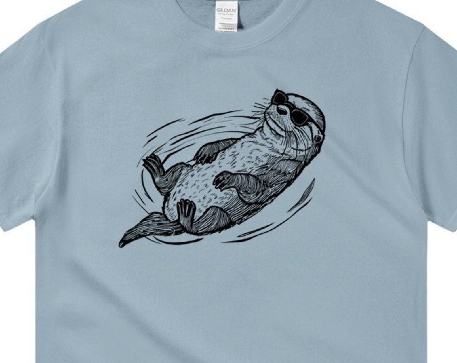 Otter Shirt, Animal Lover Shirt, Gifts For Him, Otter Gifts, Funny Animal Shirt, Cute Animal shirt, Cool Animal T Shirt, Gifts For Her M