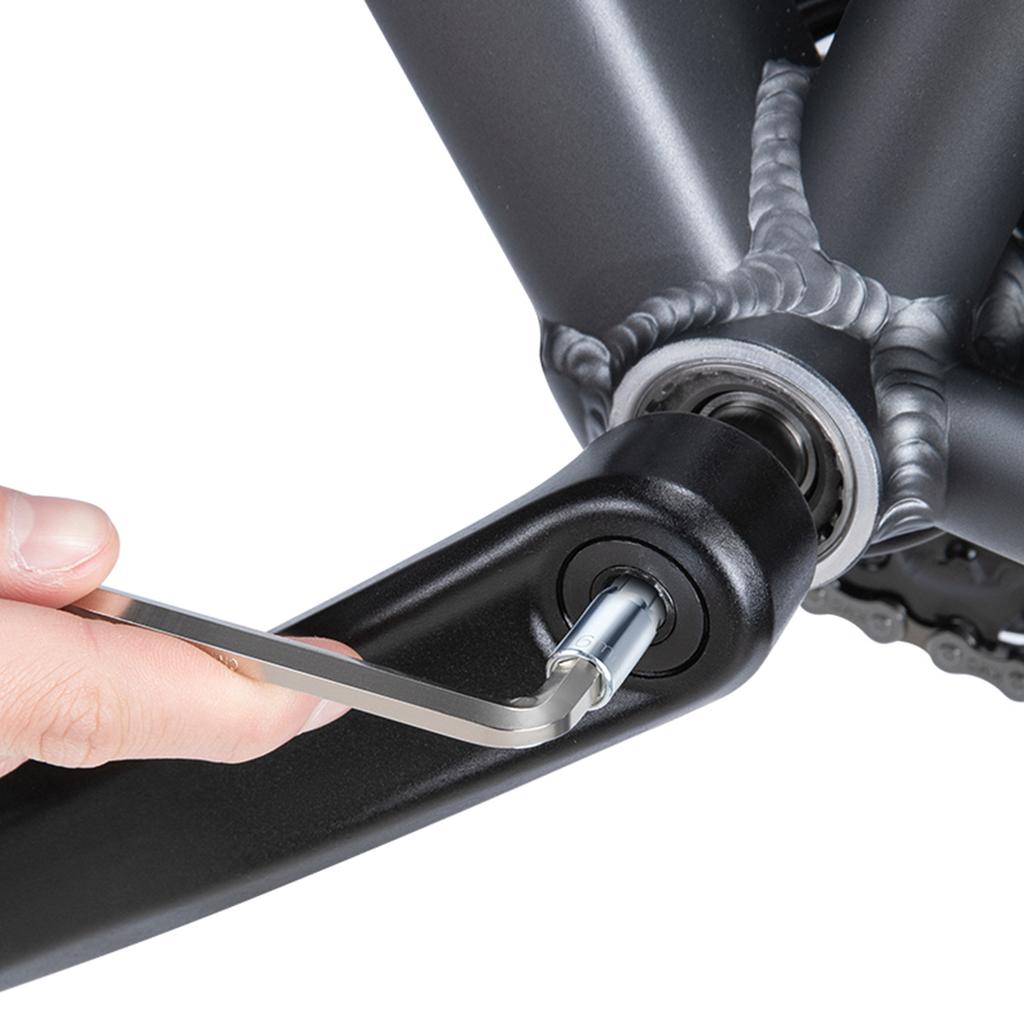 Cykelreparationsverktyg Cykelmultiverktyg Nyckel Cykelreparationssats Bärbar 10 i 1 Precision CRV Stål ABS Handtag För Väg och