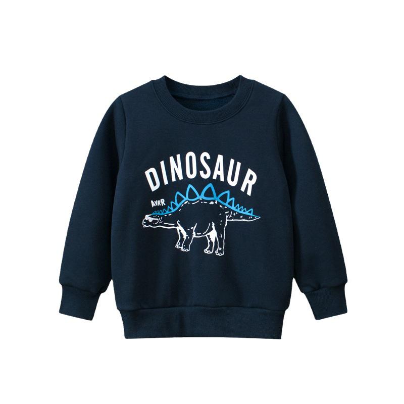 27Kids Autumn/Winter Children's Fleece Pullover Sweatshirt for Baby Boys