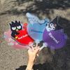 4 typy originálních vějířů s postavičkami Sanrio jako dárek, populární postavička v Koreji