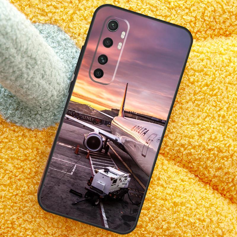 Airplane Flying Into The Sunset Case For Xiaomi 17 Pro Max 13 14 15 Ultra 13T 14T 15T Cover For POCO X7 X5 X6 F5 F6 F7 F8 Pro