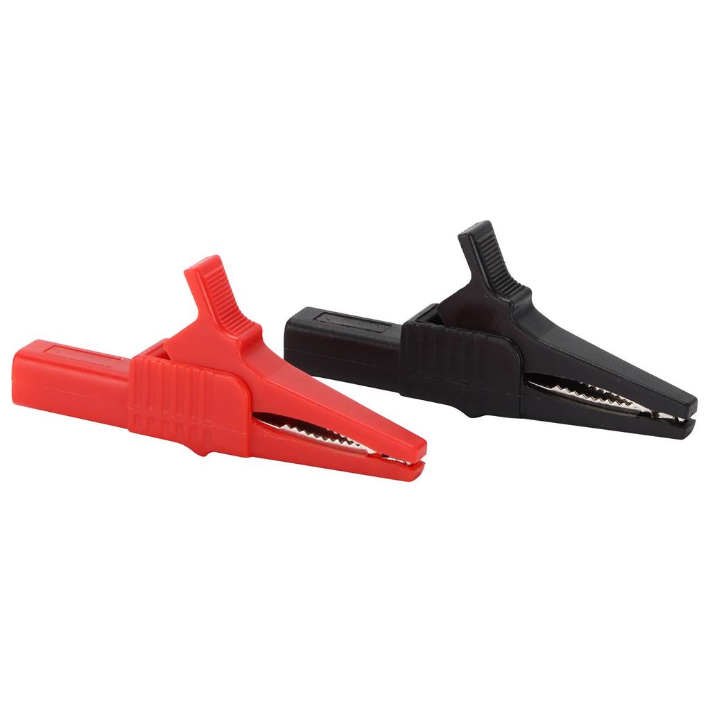 2PCS U08 4mm Brass Insulated Crocodilian Clip Electrical Test Clamp 32A1000V Test Equipment Parts