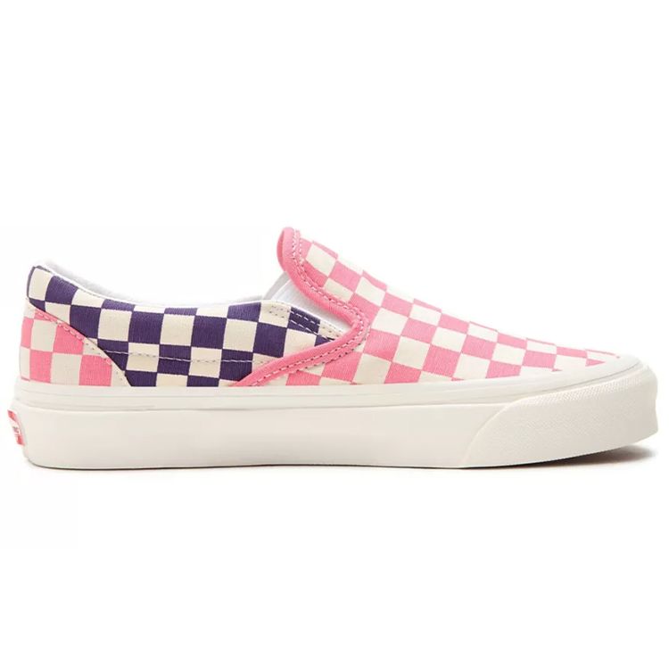 Vans Classic Slip-On 98 DX Anaheim Factory - Pink Purple Checkerboard Unisex Sneakers Light-Pink VN0A3JEX46A