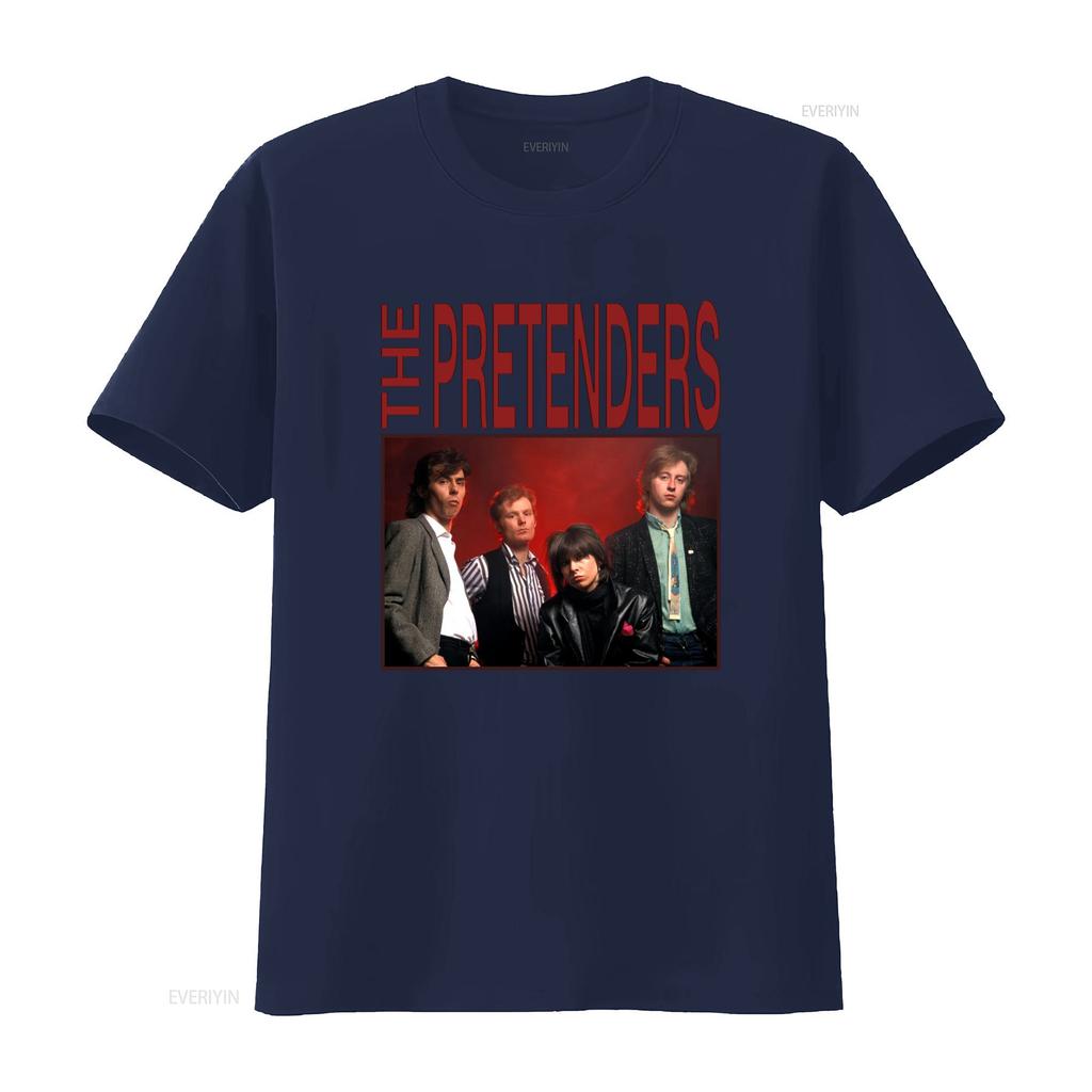 The Pretenders Rock Band T Shirt Heavy Cotton Musician Inspired Best Seller Vintage Washed Designer Clothes Streetwear