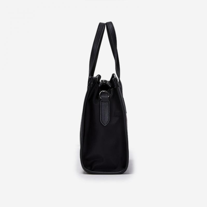 By ESquire Women S Rogy Nylon Square Tote Bag Black