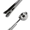 Stainless Steel Coffee Spoon Clip Measuring Spoon Gold Silver Coffee Tea Scoop Measure Spoon with Bag Clip Coffee Accessories
