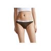 Calvin Klein Melard Jacquard Schmale Taille Baumwolle Einfarbig Sexy Bikini Unterwäsche Damen Unterwäsche Kaffeebraun D1618FQ3
