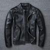 Chinese Size Spring Natural Genuine Calf Skin Leather for Man Slim Fit Male Coat Men Real Cowhide Coats Fashion Clothing Male Clothes Autumn