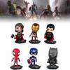 The Avengers 6pcs Justice League Character Pvc Toy Doll Model Gifts Christmas