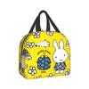Miffy Lunch Insulated Lunch Soft Cooler for and 13cm Thick X 22cm Wide X 20cm Bag, Insulated, Zippered, Compact, Portable, Bag, Bag, Tote/Eco Bag,