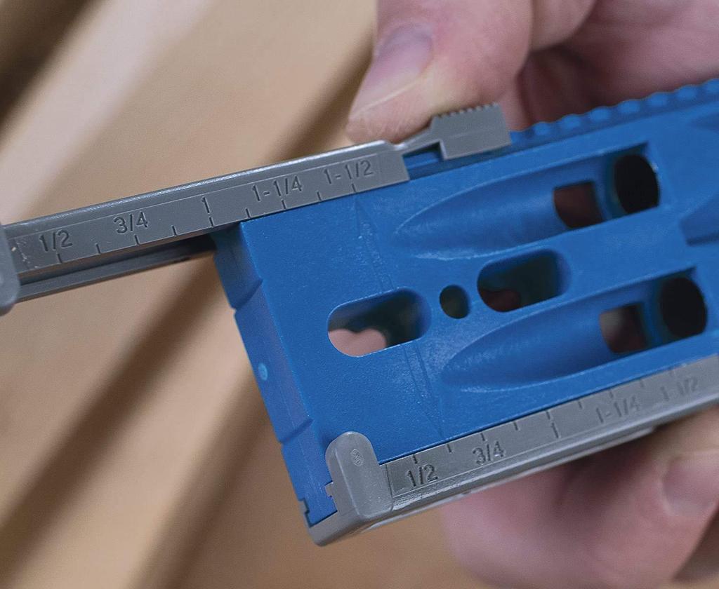 Kreg R3 Pocket Hole Jig a Hidden Screw Head Wood Jointing Tool for DIY and Shelving System, (Officially Imported)