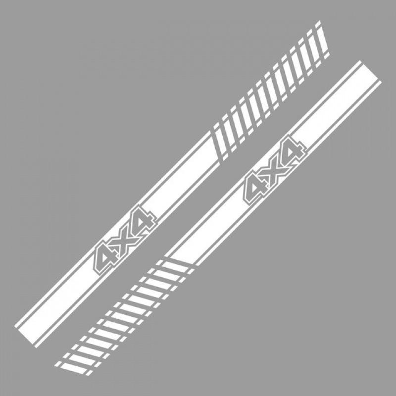 

Наклейки на пояс автомобиля Lada Niva XRAY Granta 4X4 белый