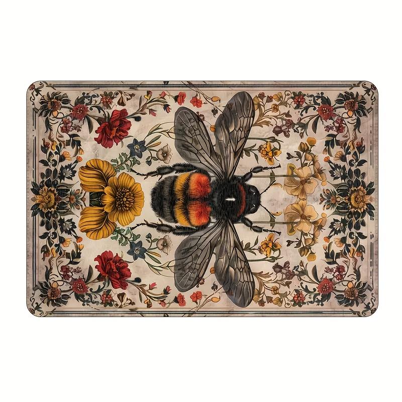 

Bee Garden Carpet Large Area Rugs Soft Floor Mat Door Mat Carpet For Living Room Rug For Bedroom Welcome Mat Outdoor Carp 40X120CM (1.3X3.9FT