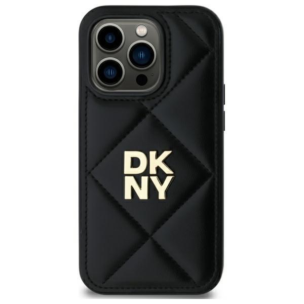 Dkny Dkhcp14Lpqdslk Iphone 14 Pro 6.1   Czarny/Black Quilted Stack Logo