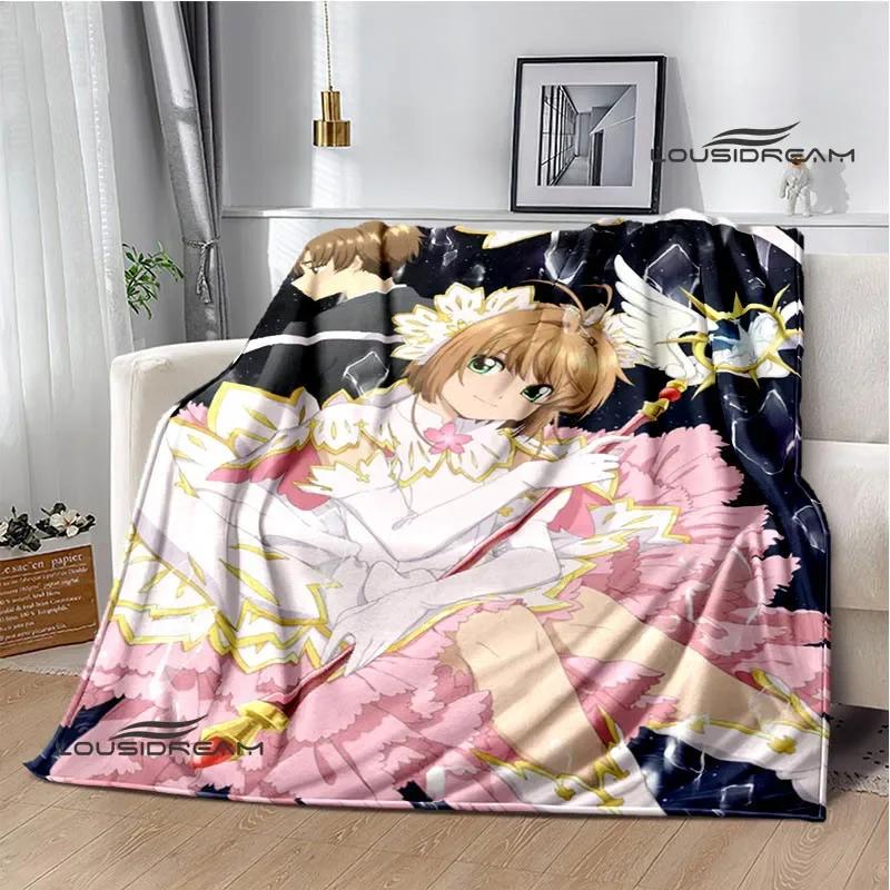 Card Captor Sakura Cartoon Decken Mode Decken Warme Flanell Weiche Bequeme Decke Haus Reise Decke Geburtstagsgeschenk