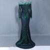 Sequin Evening Dress Party Dress Long Gown Black Long Evening Dress