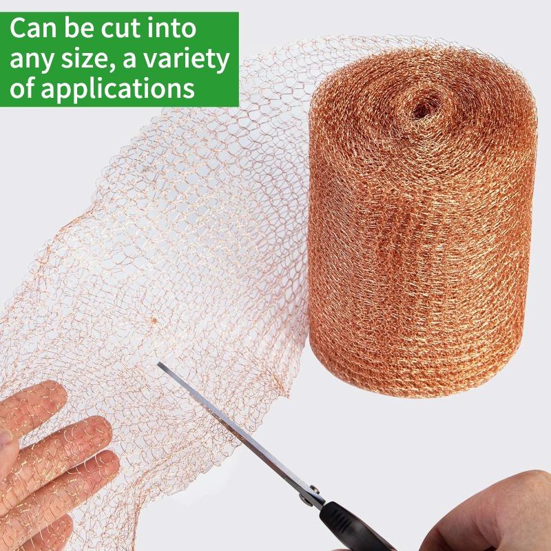 Anti Pest Copper Mesh Netting Sheet Corrosion Resistant Garden Durable Barrier Protecting Plant Pipe Snail Rodent Fencing Patch