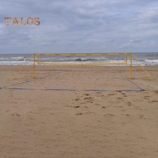 26.3' X 52.6' Beach Volleyball Lines for Sand 2.5inch Wide Boundary Lines with Sand Bag for Outdoor Sand Backyard Grass