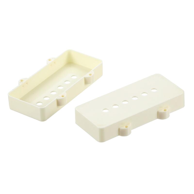Replacement Plastic Covers for Standard Guitar Pickups Aged White Finish Simple Mount Size