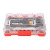 8PCS Countersink Drill Bit Set with Depth Stop and Hex Shank Adapter for Wood Screws, Includes 5 Center Bits 1 8  to 3