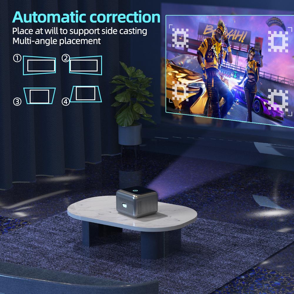 2026 New K8 1920x1080 Android 9.0 5G WIFI Full HD 1080p Projector