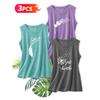 Three-piece Set Elegant Vest for Women Fresh Dandelion Print Round-neck Women's Tank Top Suitable for Spring and Summer Fashionable Commuting