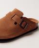 Allsy Platform Clogs 19780 36 Red Suede