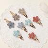 8Pcs Fashion Glitter Rainbow Flower Rabbit BB Handmade Hairpins For Cute Girls Hair Clips Barrettes Headwear Hair Accessories