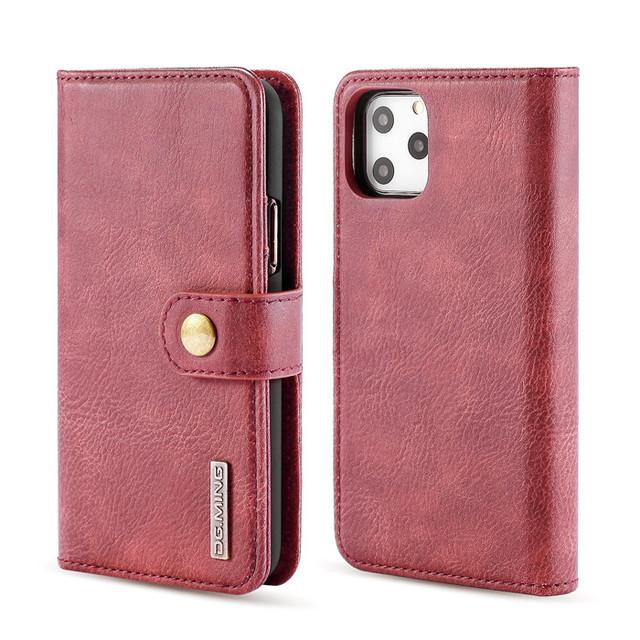 Magnetic 2 In 1 Removable Wallet Flip Case For iPhone15 14 Plus 12 11 13 Pro MAX XR XS Case Luxury Detachable Leather Back Cover