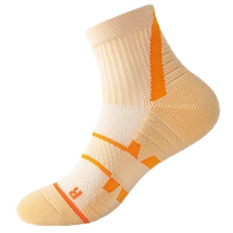 Women's Mid-calf Badminton Socks for Spring and Summer, Professional Running Sports Socks, Thickened Towel Bottom for Anti-slip