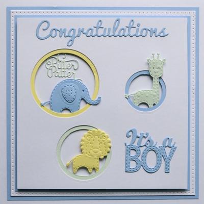 Boy Letter  DieCut Boy Cutting Die Boy Design Scrapbooking