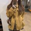 Korean Style Double-Sided Woolen Coat for Women - Elegant Early Winter 2025