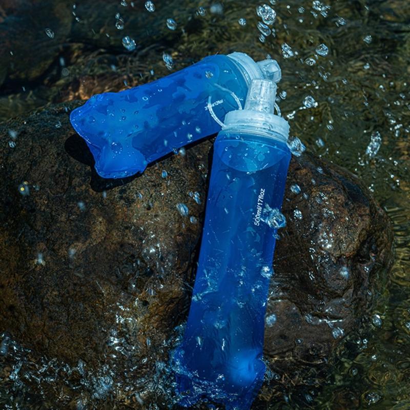Outdoor Water Hydrations Bottle Soft Flasks Running Light Weight Water Bottle Folding Water Bottle for Outdoor Sport