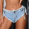 650# European & American Bar Sexy DS Lead Dancer Denim Bikini Costume for Pole Dance Performance