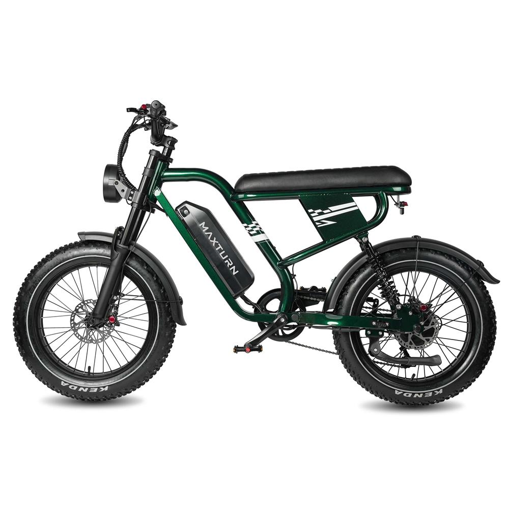 Bicicleta Elétrica Maxtron MX10 Motor 250W Pneu Gordo 20" Suspensão Total Bicicleta Elétrica para Adultos Velocidade Máxima 25Km/h Display LED 48V 13.5Ah