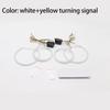 LED SMD Cotton Light Switchback Angel Eye  Ring DRL Kit for BMW X5 E53 Facelift 2004 2005 2006