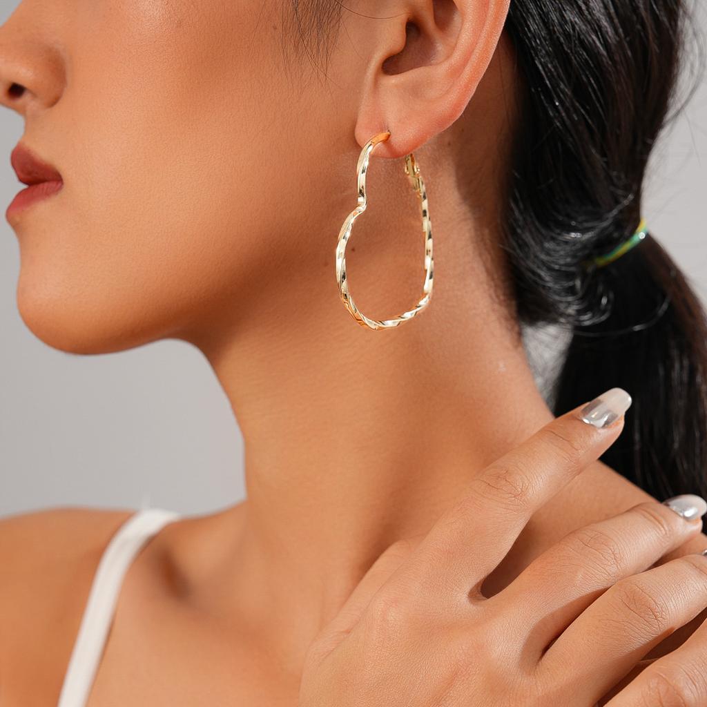 Twelve-piece Set of Diamond-set Imitation Pearl Geometric Round Love Cross Silver Needle Earrings Light Luxury Earrings