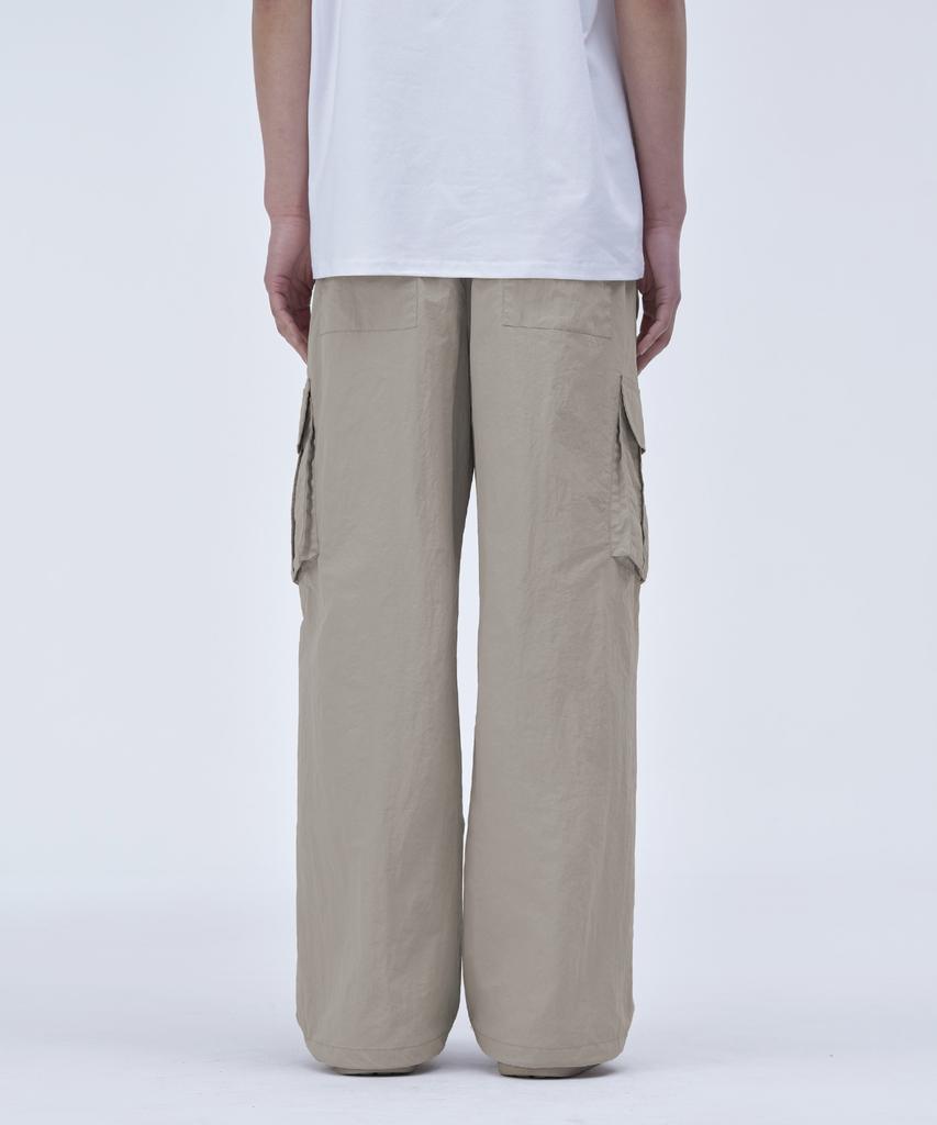 Peulojegteusseuli Solid String Nylon Pants [Beige]_Cg2305